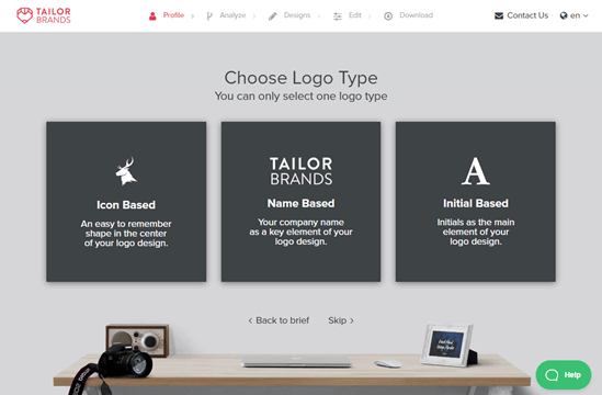 Choosing your logo type