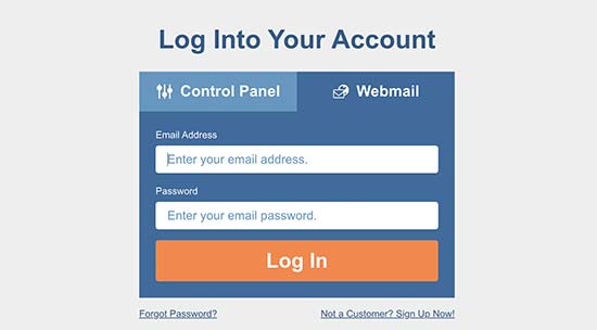 HostGator webmail login