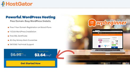 HostGator get started