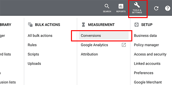 Ad conversion measurement