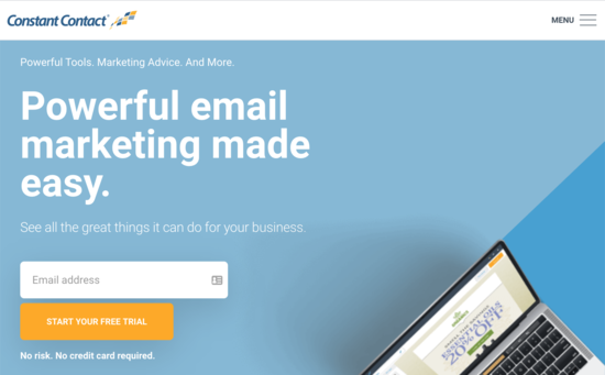 Constant Contact email marketing software